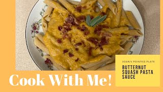 Cook With Me Butternut Squash Pasta Sauce [upl. by Cymbre]