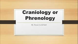 Craniology or Phrenology hindiurdu Spot Psychology [upl. by Fendig]