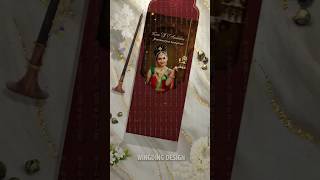 Unveiling a Stunning 3D Envelope Animation Customised Video Invitation for Bharatanatyam Arangetram [upl. by Errick537]