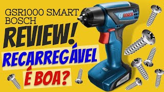 Parafusadeira Bosch GSR 1000 Smart é boa Furadeira Parafusadeira Recarregável 12V vale a pena [upl. by Moguel]