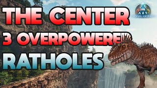 ARK survival ascended the center 3 OVERPOWERED ratholes [upl. by Tnomed]