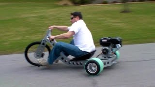 Drift Trike Industrial Custom Motorized Drift Trike [upl. by Latyrc]