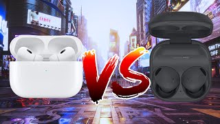 Airpods Pro 2 Vs Galaxy buds2 Pro  Sound demo  Áudio Teste [upl. by Westleigh]