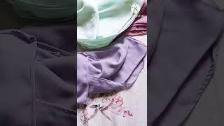 Meesho FindsGeorgette Hijab reviewmeeshhofindsshorts [upl. by Anoyi702]