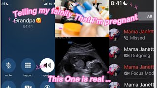 Telling my family I’m Pregnant VlogmasDay10 [upl. by Nuhsal527]