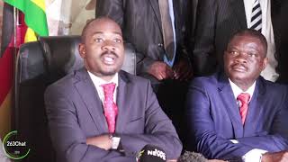 Watch Chamisa Full Press Conference263Chat [upl. by Ainirtac]