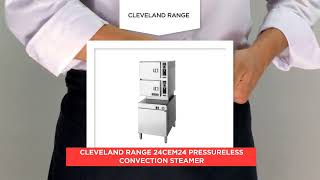 Cleveland Range 24CEM24 Pressureless Convection Steamer [upl. by Adnotal871]