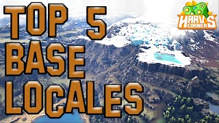 Ark Top 5 Base Locations Ragnarok  Ark Survival Evolved [upl. by Heimer]