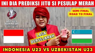 LAGA BERSEJARAH❗SEMIFINAL INDONESIA VS UZBEKISTAN PIALA ASIA U23 2024 PREDIKSI KARTU JITU [upl. by Somerville694]