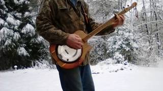 Snow Jam 2020  on Dog bowl dobro 2  Unique Strings amp Things by Jason Reheis [upl. by Isus]