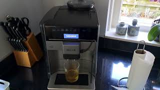 How To Make An Espresso With Siemens eq6 plus s100 [upl. by Olracnaig127]