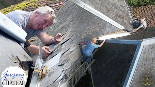 LEAKING ROOF REPAIR Our 17th Century Château Chapel Restoration [upl. by Aved]