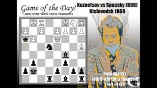 The Outbreak  Kuznetsov vs Spassky Kislovodsk 1960  18Kg7 [upl. by Sheeb239]