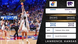 Kansas vs No 10 Kansas State  Big 12  22524 [upl. by Aid]