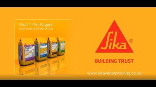 Sika®1 PreBagged Structural Waterproofing Render System [upl. by Enyrhtac590]