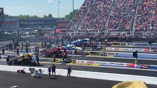 Zmax Dragway Charlotte NC 4 wide 42818 [upl. by Luapsemaj]