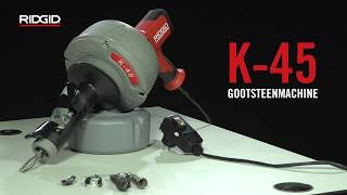 RIDGID Gootsteenmachine K45 [upl. by Duggan971]