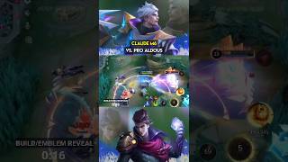 Claude M6 vs PRO Aldous 💀 gaming mobilelegends mlbb mlbbcreatorcamp claude shorts [upl. by Bernardina]