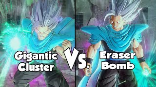 Xenoverse 2 Eraser Bomb Vs Gigantic Cluster Which Skill Is Better [upl. by Clarhe773]