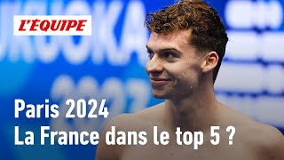 JO Paris 2024  La France dans le top 5 au classement des médailles estce réalisable [upl. by Kurtz454]