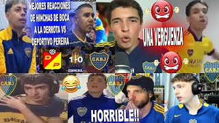 MEJORES REACCIONES XENEIZES AL DEPORTIVO PEREIRA VS BOCA 10 GOL DE BLOOPER Y DERROTA EN COLOMBIA [upl. by Ettedranreb]