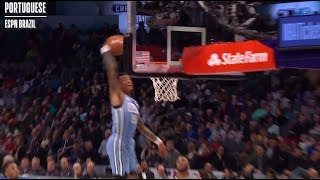 As Heard Around the World John Collins Off The Backboard Dunk To Himself [upl. by Cruickshank844]