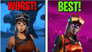 Ranking EVERY Renegade Raider Skin in Fortnite from Worst to Best [upl. by Sacul]