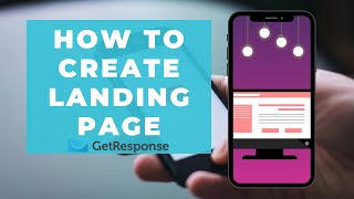 GetResponse Tutorial for begginers Landing PagesPart 3 [upl. by Hobie874]