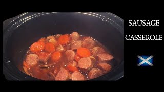 Easy Slow Cooker Sausage Casserole Recipe amp Cook With Me [upl. by Nauqad773]