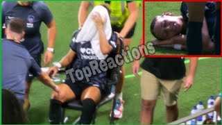 Trinity Rodman injury 🔴 Trinity Rodman leaves NWSL match in wheelchair [upl. by Anaeco189]