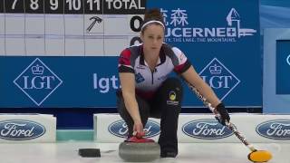 2017 World Womens Curling Championship  Canada Homan vs Scotland Muirhead [upl. by Watkin]