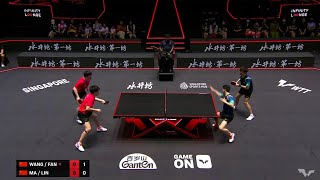 MA LONG LIN GAOYUAN vs FAN ZHENDONG WANG CHUQIN  MD  FINAL  SINGAPORE SMASH 2024 [upl. by Willabella]