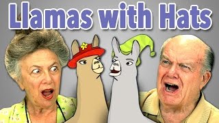 ELDERS REACT TO LLAMAS WITH HATS [upl. by Maible]