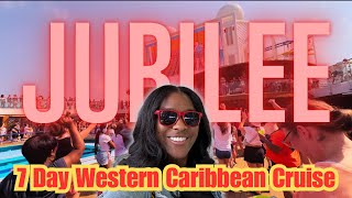 CARNIVAL JUBILEE Things to Do On A 7 Day Western Caribbean Cruise FULL REVIEW [upl. by Suolhcin]