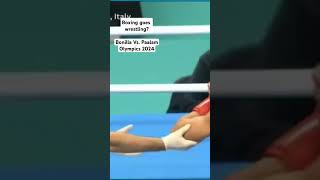 Boxing goes wrestling Bonilla vs Paalam 2024olympics BoxingOlympics2024 [upl. by Lough]