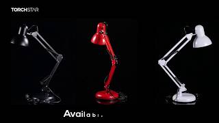 Metal Swing Arm Desk Lamp  Amazing Changeable Lamp Base [upl. by Meda]