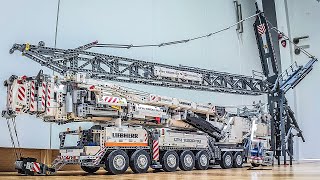 Lego Technic Liebherr LTM 11200 Boom Extension MOC by Jeroen Ottens [upl. by Rebmit]