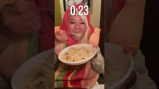 How fast can I eat a bowl of pasta from Olive Garden 👀 [upl. by Iblok]