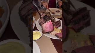 300 Monster Steak in Fancy Los Angeles Italian Steakhouse 💰🥩 [upl. by Avelin]