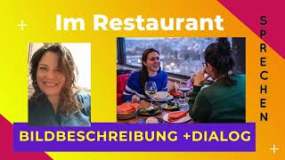 a2 Prüfung in Deutsch SPRECHEN Beschreibung und DIALOG Im RESTAURANTquot [upl. by Waki]