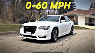 2018 Chrysler 300s 060 MPH Testing  300 HP V6 RWD [upl. by Yonina]