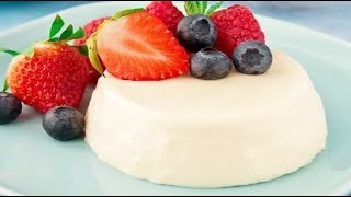 PANNA COTTA ricetta fatta in casa metodo semplice [upl. by Arahas388]