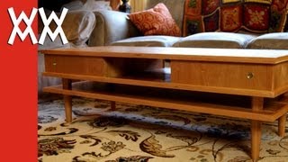 Midcentury Modern coffee table [upl. by Ayanaj]