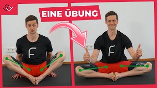 Hüfte öffnen  mit dieser einfachen Übung [upl. by Nivlam]