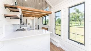 The Most Luxury Modern Farmhouse Tiny House in CA [upl. by Ludie136]