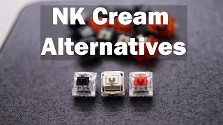 NovelKeys Cream Switches Stem Alternatives [upl. by Atterrol]