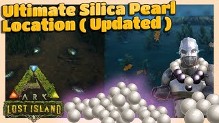 Silica Pearl Location in Lost Island  Updated  in ARK Survival Evolved [upl. by Romito600]