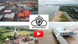 All of Cleethorpes Seafront  North Wall to Thorpe Park  Drone Flight [upl. by Harihs]