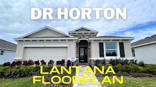 Woodcreek by DR Horton  Lantana Floorplan  Wesley Chapel Florida [upl. by Snevets277]