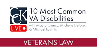 10 Most Common VA Disabilities Among Veterans [upl. by Giffy460]